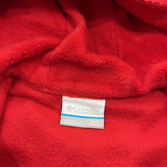 COLUMBIA BABY HOODED JACKET 3-6M - Picture 3 of 5